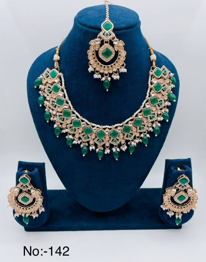 Wedding Wear Diamond And Moti Kundan Bridal Jewellery Catalog
